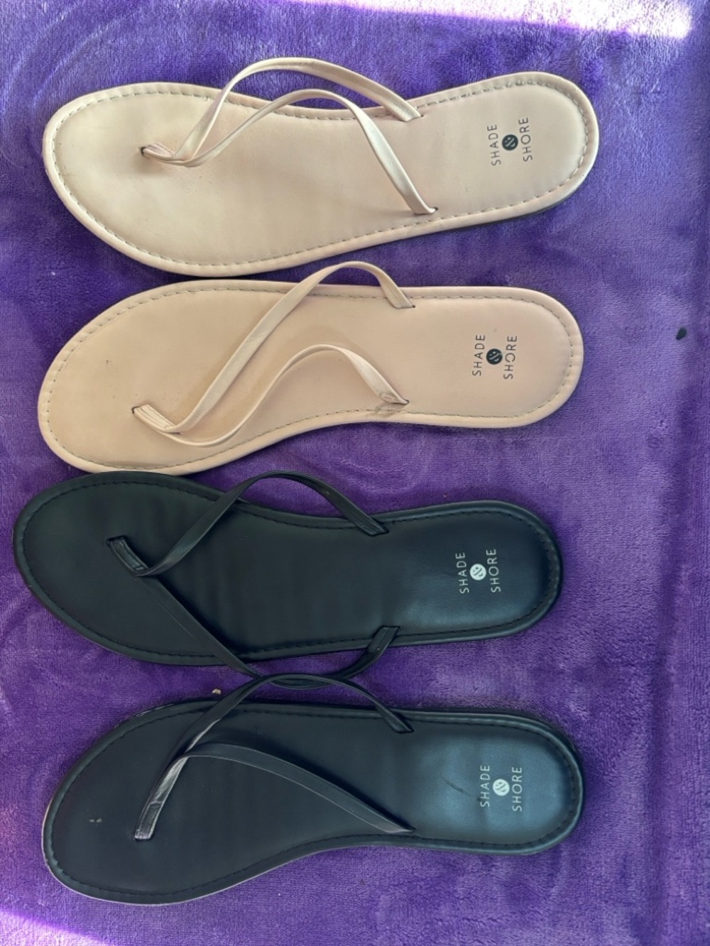 5 for $30 sale! Shade & Shore Women's Slim-Strap Flip Flop Sandals